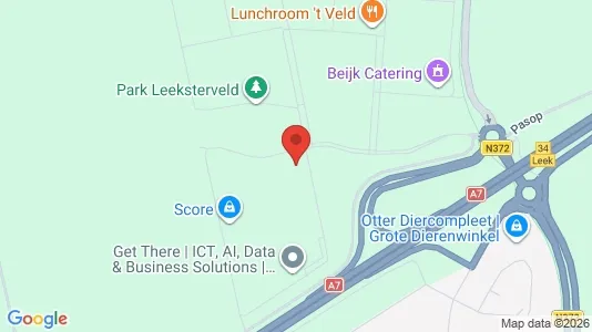 Toimistotilat Vuokrattavana i Leek - Kuva Google Street Viewstä