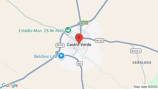 Lokaler til leie i Castro Verde – Bilde fra Google Street View