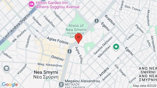 Kantorruimte te huur i Agios Dimitrios - kort over placeringen