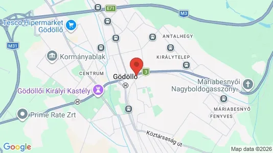 Varastot Vuokrattavana i Gödöllői - Kuva Google Street Viewstä