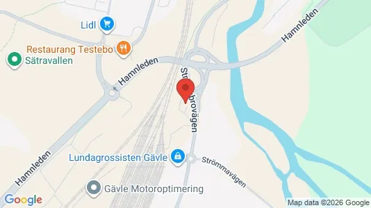 Werkstätte zur Miete i Gävle – Foto von Google Street View