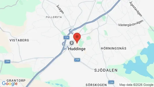 Ladenlokale zur Miete i Huddinge – Foto von Google Street View