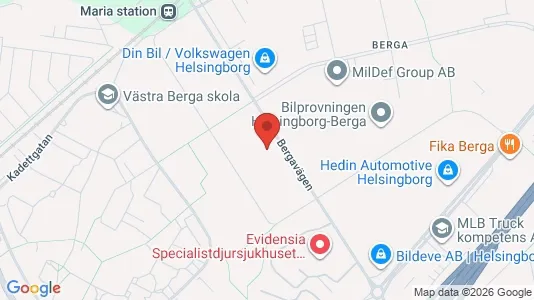 Kontorlokaler til leje i Helsingborg - Foto fra Google Street View
