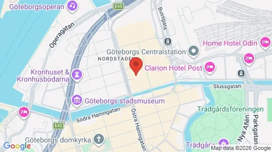 Kontorlokaler til leje i Gøteborg Centrum - Foto fra Google Street View