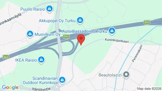 Lokaler til leie i Raisio – Bilde fra Google Street View