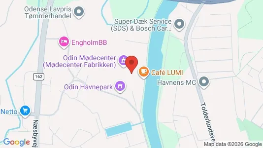 Büros zur Miete i Odense C - kort over placeringen