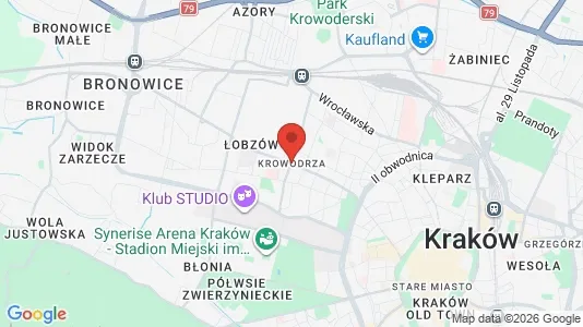 Lager zur Miete i Krakau Krowodrza – Foto von Google Street View