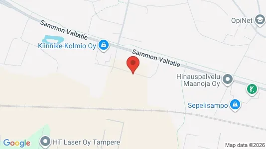Lager zur Miete i Tampere Koillinen – Foto von Google Street View