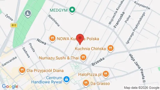Lokaler til leje i Biała Podlaska - Foto fra Google Street View