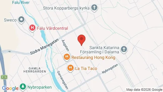 Kontorlokaler til leje i Falun - Foto fra Google Street View