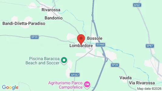 Varastot Vuokrattavana i Lombardore - Kuva Google Street Viewstä