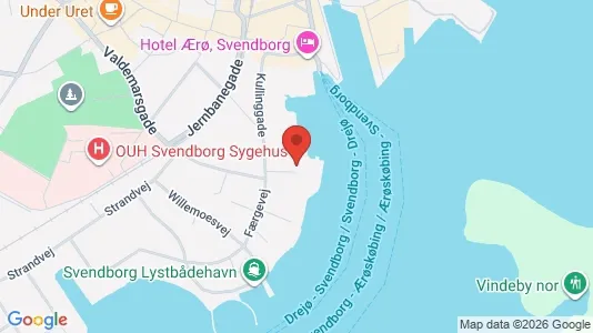 Kontorslokaler för uthyrning i Svendborg – Foto från Google Street View