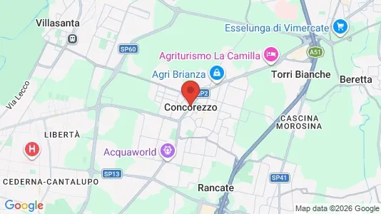 Kontorlokaler til leje i Concorezzo - Foto fra Google Street View