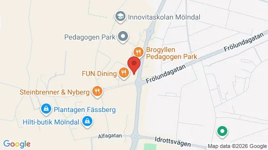 Kontorlokaler til leje i Mölndal - Foto fra Google Street View