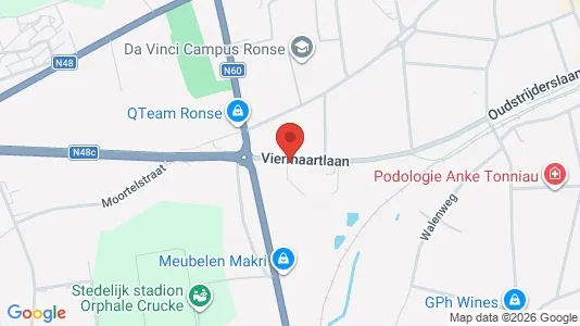 Liikekiinteistöt Vuokrattavana i Ronse - Kuva Google Street Viewstä