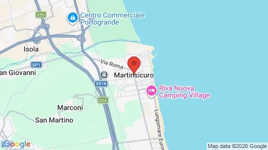 Lager til leie i Martinsicuro - kort over placeringen