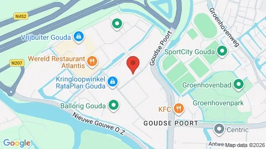 Büros zur Miete i Gouda – Foto von Google Street View