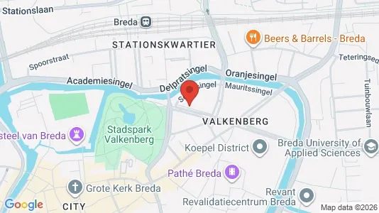 Kontorslokaler för uthyrning i Breda – Foto från Google Street View