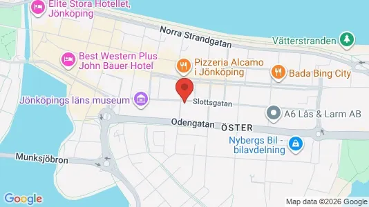 Kontorlokaler til leje i Jönköping - kort over placeringen