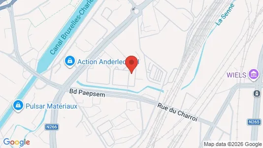 Büros zur Miete i Brüssel Anderlecht – Foto von Google Street View