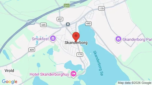 Kaupat Vuokrattavana i Skanderborg - Kuva Google Street Viewstä