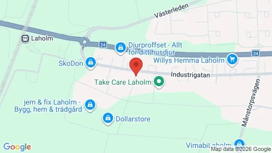 Bedrijfsruimtes te huur i Laholm - Foto uit Google Street View