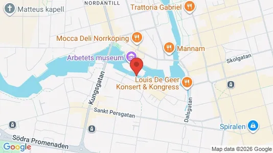 Gewerbeflächen zur Miete i Norrköping - kort over placeringen