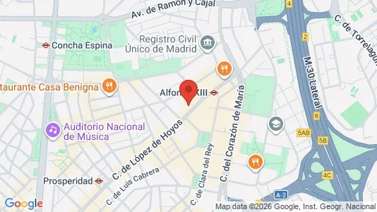 Kontorlokaler til leje i Madrid Chamartín - Foto fra Google Street View