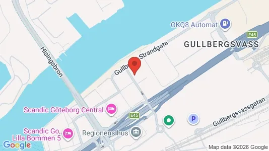 Kontorer til leie i Göteborg Sentrum - kort over placeringen