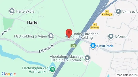 Commercial properties for sale i Kolding - kort over placeringen