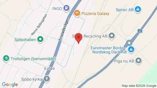 Lagerlokaler til leje i Borås - Foto fra Google Street View