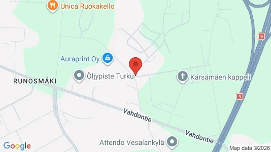 Office spaces for rent i Turku - kort over placeringen