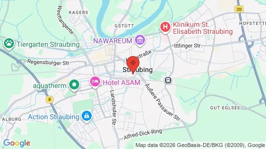 Teollisuuskiinteistöt Vuokrattavana i Straubing - Kuva Google Street Viewstä