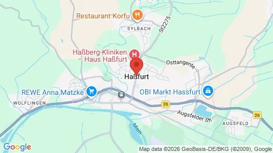 Werkstätte zur Miete i Haßberge – Foto von Google Street View