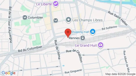 Büros zur Miete i Rennes – Foto von Google Street View