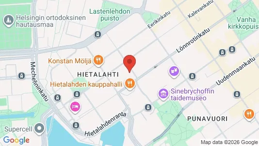 Büros zur Miete i Helsinki Eteläinen - kort over placeringen