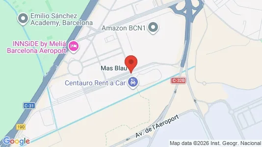 Büros zur Miete i El Prat de Llobregat - kort over placeringen