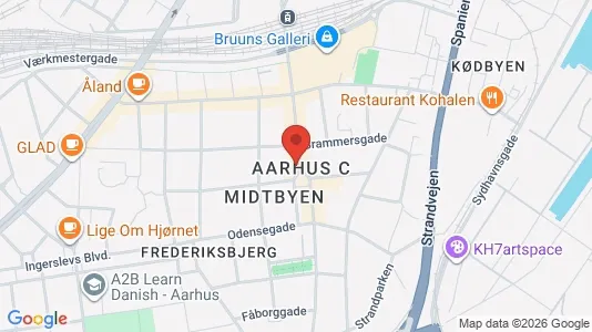 Liikekiinteistöt Myynnissä i Aarhus C - Kuva Google Street Viewstä
