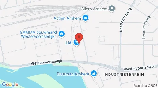 Gewerbeflächen zur Miete i Arnhem – Foto von Google Street View