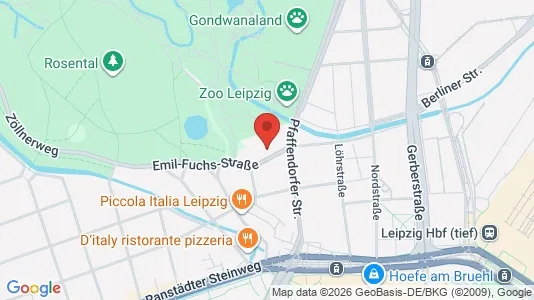 Büros zur Miete i Leipzig – Foto von Google Street View