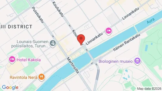 Kontorlokaler til leje i Turku - kort over placeringen