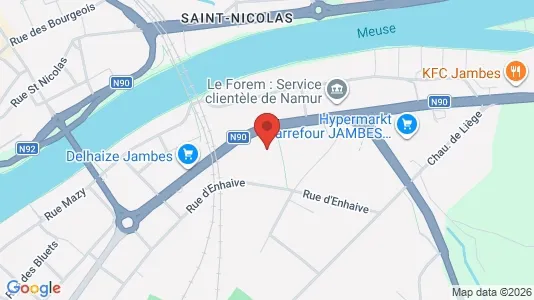 Büros zur Miete i Namen – Foto von Google Street View