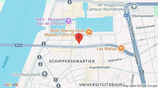 Toimistotilat Vuokrattavana i Stad Antwerp - Kuva Google Street Viewstä