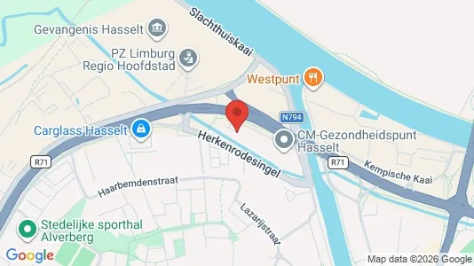 Büros zur Miete i Hasselt – Foto von Google Street View