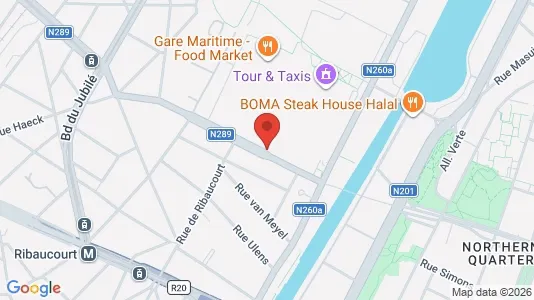 Office spaces for rent i Stad Brussel - Photo from Google Street View