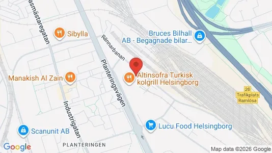 Kontorlokaler til leje i Helsingborg - Foto fra Google Street View