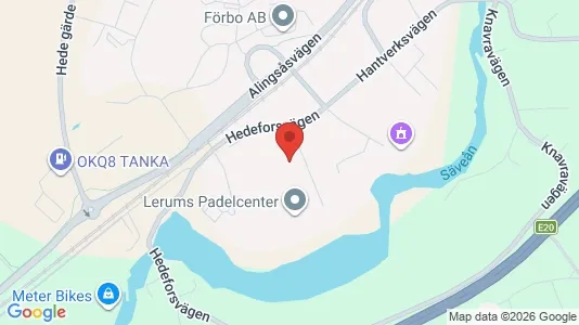 Lokaler til leje i Lerum - Foto fra Google Street View