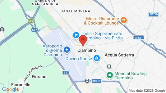 Kaupat Vuokrattavana i Ciampino - Kuva Google Street Viewstä