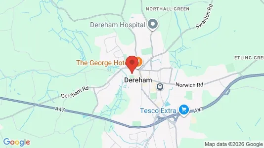 Lokaler til leie i Dereham - Norfolk – Bilde fra Google Street View