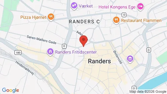 Office spaces for sale i Randers C - kort over placeringen